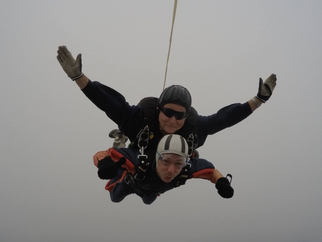 Opening the parachute